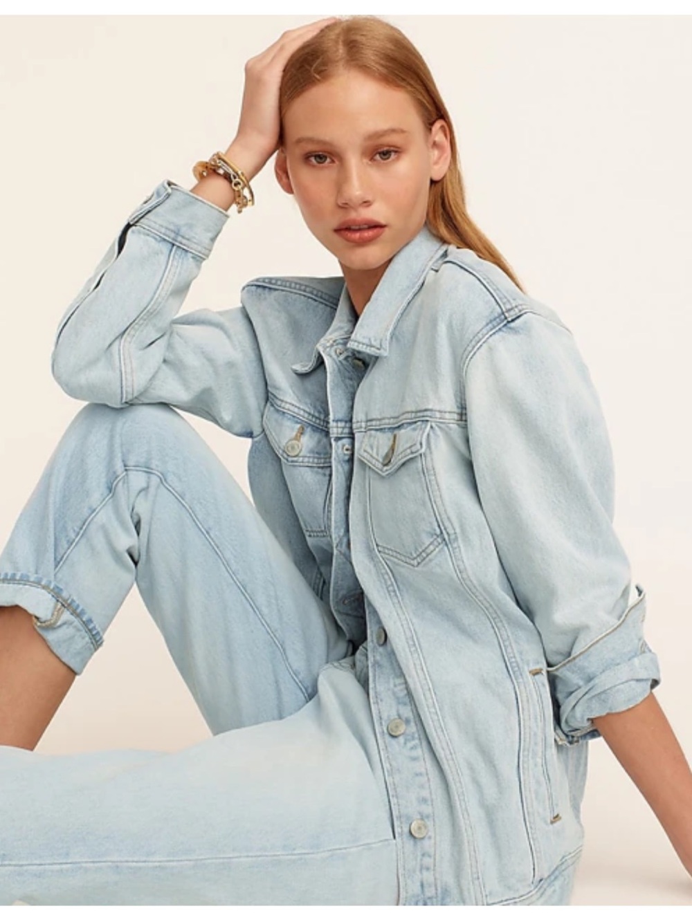 NWOT J.Crew light blue denim jacket